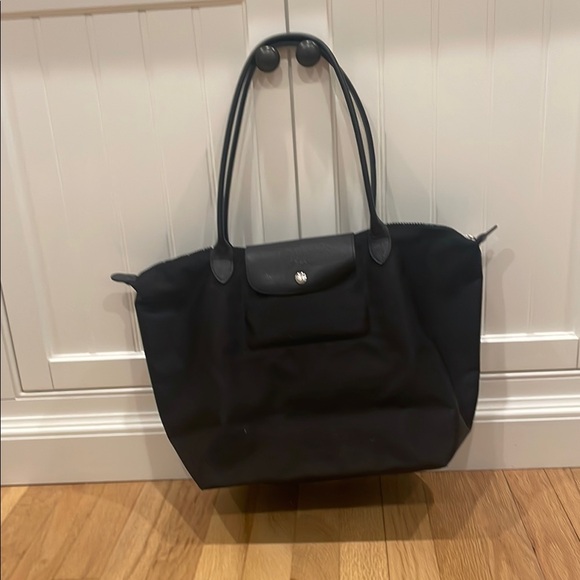 Longchamp Handbags - Longchamp Le Pliage Black Tote Bag